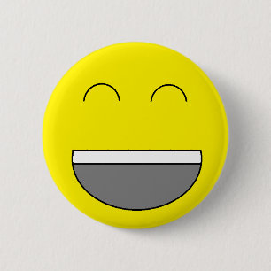 Macaron Rond 5 Cm Bouton de "Emoji"