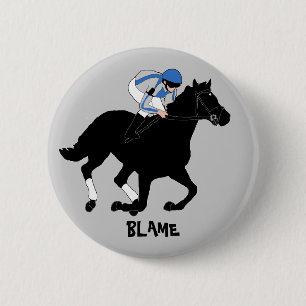 Macaron Rond 5 Cm Bouton de fan de blâme