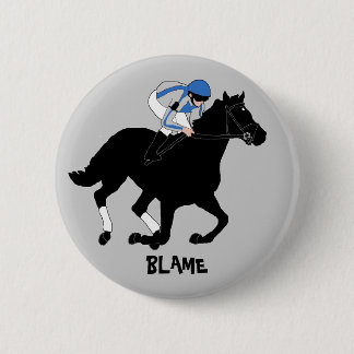 Macaron Rond 5 Cm Bouton de fan de blâme