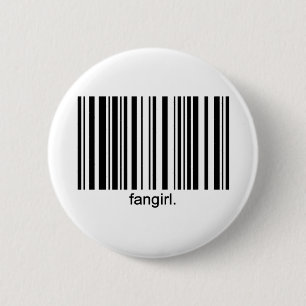 Macaron Rond 5 Cm Bouton de Fangirl