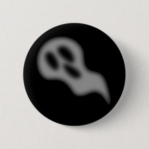 Macaron Rond 5 Cm Bouton de fantôme de Halloween