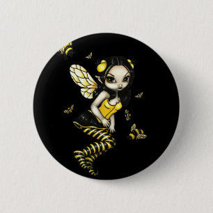 Macaron Rond 5 Cm Bouton de fée de bourdon