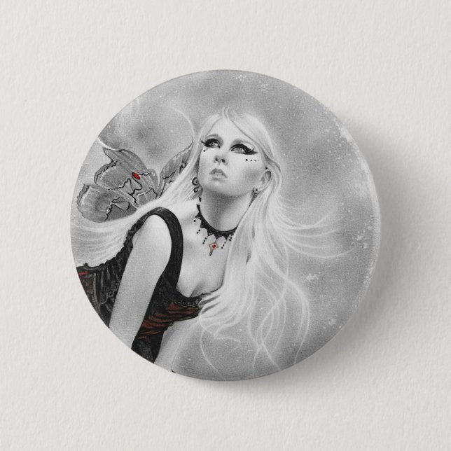 Macaron Rond 5 Cm Bouton de fée de Dreamcatcher (Devant)
