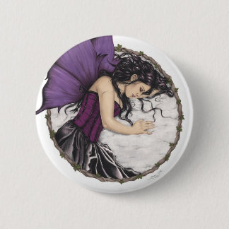 Macaron Rond 5 Cm Bouton de fée de sommeil d'hiver