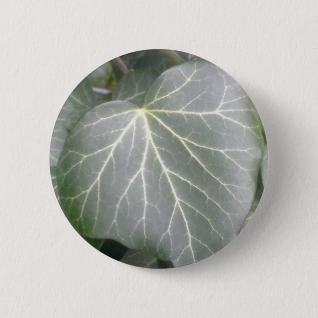 Macaron Rond 5 Cm Bouton de feuille de lierre (Devant)