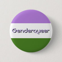 Bouton de fierté de Genderqueer