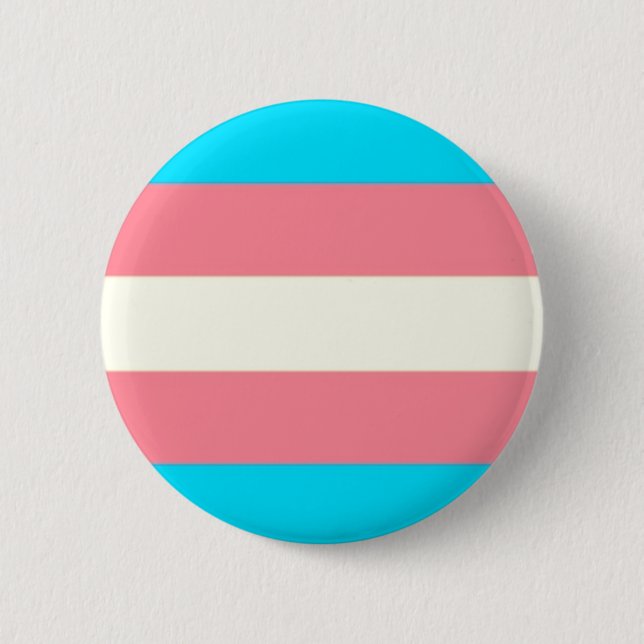 Macaron Rond 5 Cm Bouton de fierté de transsexuel (Devant)