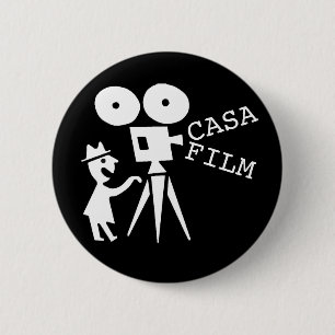 Macaron Rond 5 Cm bouton de film casa