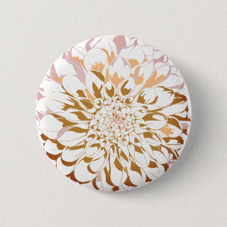 Macaron Rond 5 Cm bouton de fleur de dahlia
