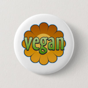 Macaron Rond 5 Cm Bouton de fleurs de Vegan
