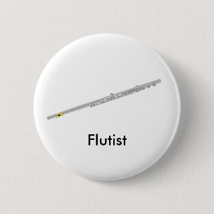 Macaron Rond 5 Cm Bouton de Flutist