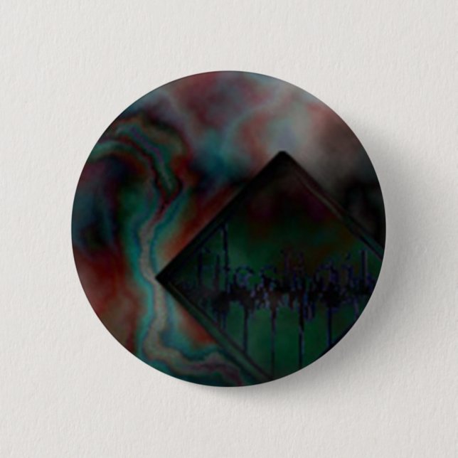 Macaron Rond 5 Cm bouton de foudre (Devant)