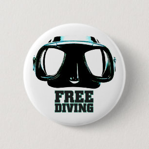 Macaron Rond 5 Cm Bouton de Freediving