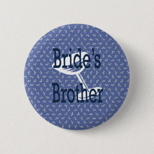 Macaron Rond 5 Cm Bouton de frère de jeunes mariées