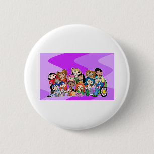 Macaron Rond 5 Cm Bouton de Friendz