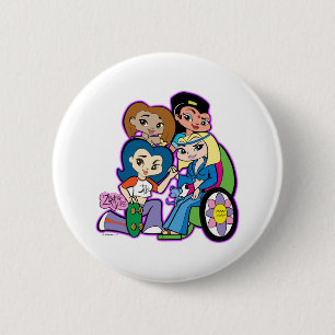 Macaron Rond 5 Cm Bouton de Friendz