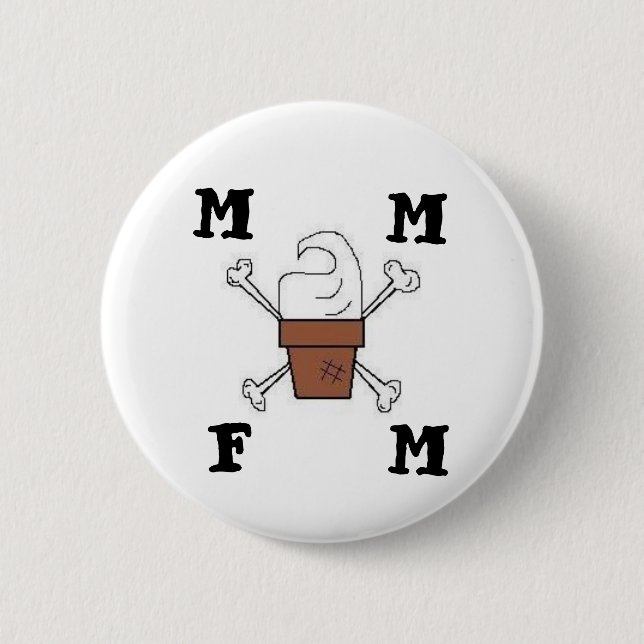 Macaron Rond 5 Cm Bouton de Frogurt MMFM (Devant)