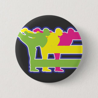 Macaron Rond 5 Cm Bouton de Fu de trouille