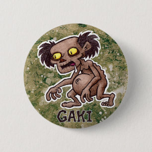 Macaron Rond 5 Cm Bouton de Gaki