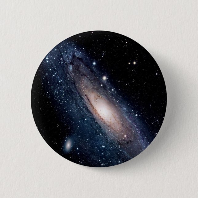 Macaron Rond 5 Cm Bouton de galaxie (Devant)