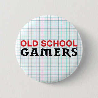 Macaron Rond 5 Cm Bouton de Gamers de vieille école