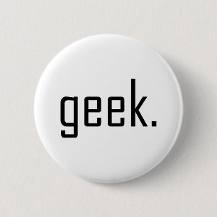 Macaron Rond 5 Cm bouton de geek