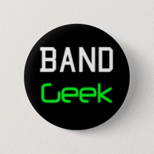 Macaron Rond 5 Cm Bouton de geek de bande