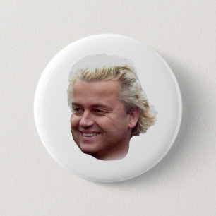 Macaron Rond 5 Cm Bouton de Geert Wilders