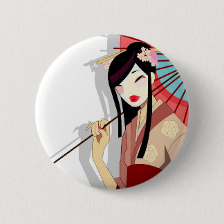 Macaron Rond 5 Cm Bouton de geisha de Yume