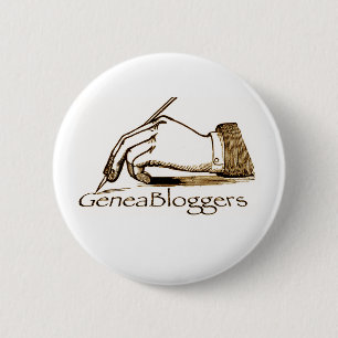 Macaron Rond 5 Cm Bouton de GeneaBloggers