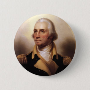Macaron Rond 5 Cm Bouton de George Washington