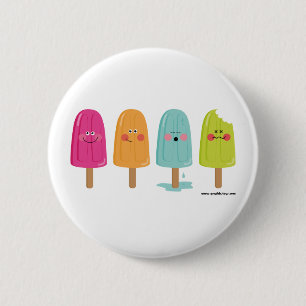 Macaron Rond 5 Cm bouton de glace