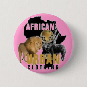 Macaron Rond 5 Cm Bouton de goupille de l'Afrique