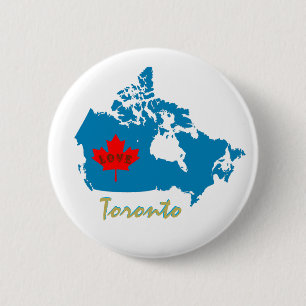 Macaron Rond 5 Cm Bouton de goupille du Canada de personnaliser de