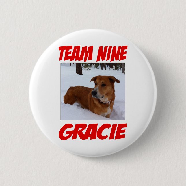 Macaron Rond 5 Cm Bouton de Gracie 2 (Devant)