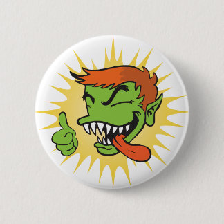 Macaron Rond 5 Cm Bouton de Gremmie - blanc