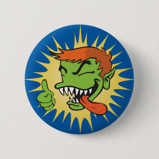 Macaron Rond 5 Cm Bouton de Gremmie - bleu