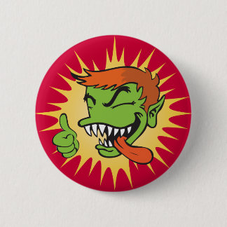 Macaron Rond 5 Cm Bouton de Gremmie - rouge