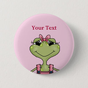 Macaron Rond 5 Cm Bouton de grenouille