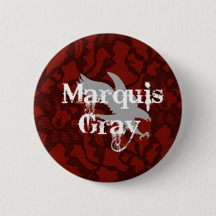 Macaron Rond 5 Cm Bouton de gris de marquis
