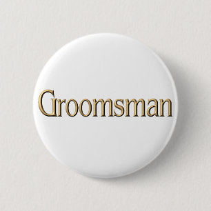 Macaron Rond 5 Cm Bouton de Groomsman