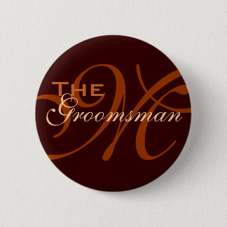 Macaron Rond 5 Cm Bouton de Groomsman