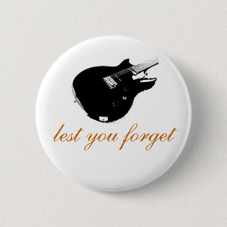 Macaron Rond 5 Cm Bouton de guitare