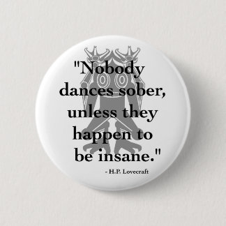 Macaron Rond 5 Cm Bouton de H.P. Lovecraft Quote