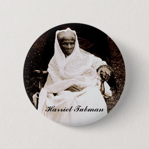Macaron Rond 5 Cm Bouton de Harriet Tubman