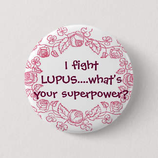 Macaron Rond 5 Cm Bouton de héros de lupus
