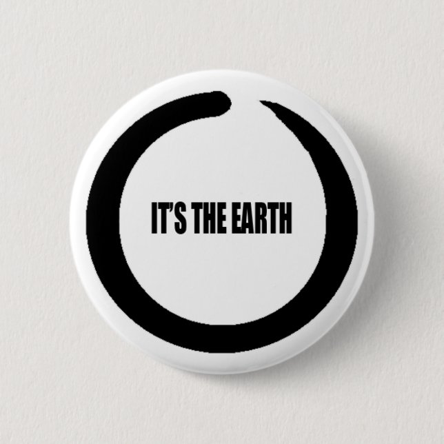 Macaron Rond 5 Cm Bouton de Hetalia Marukaite Chikyuu (Devant)