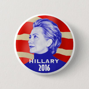 Macaron Rond 5 Cm Bouton de Hillary 2016