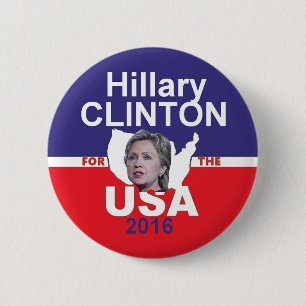 Macaron Rond 5 Cm Bouton de Hillary 2016