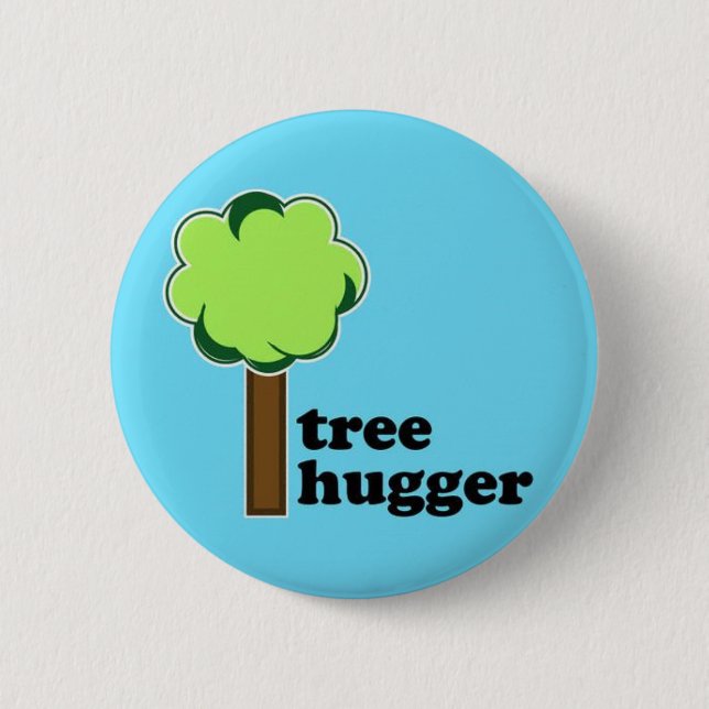 Macaron Rond 5 Cm Bouton de Hugger d'arbre (Devant)